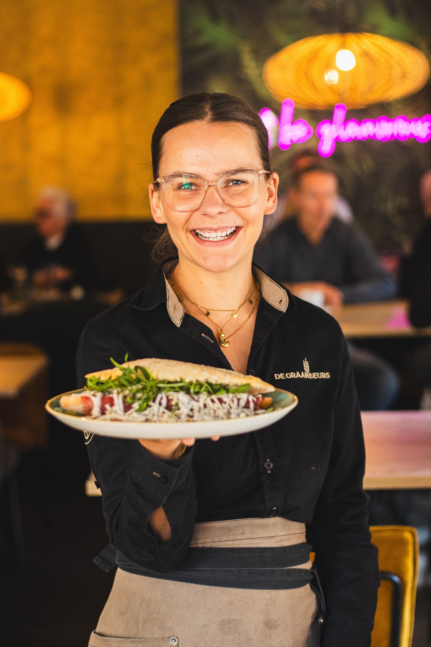 Sfeerbeeld van de avond in grand café De Graanbeurs in Venlo